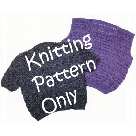 New Louise Silverman Design by Louise 16 Sakonnet Shell Sweater Knitting Pattern - Picture 1 of 3